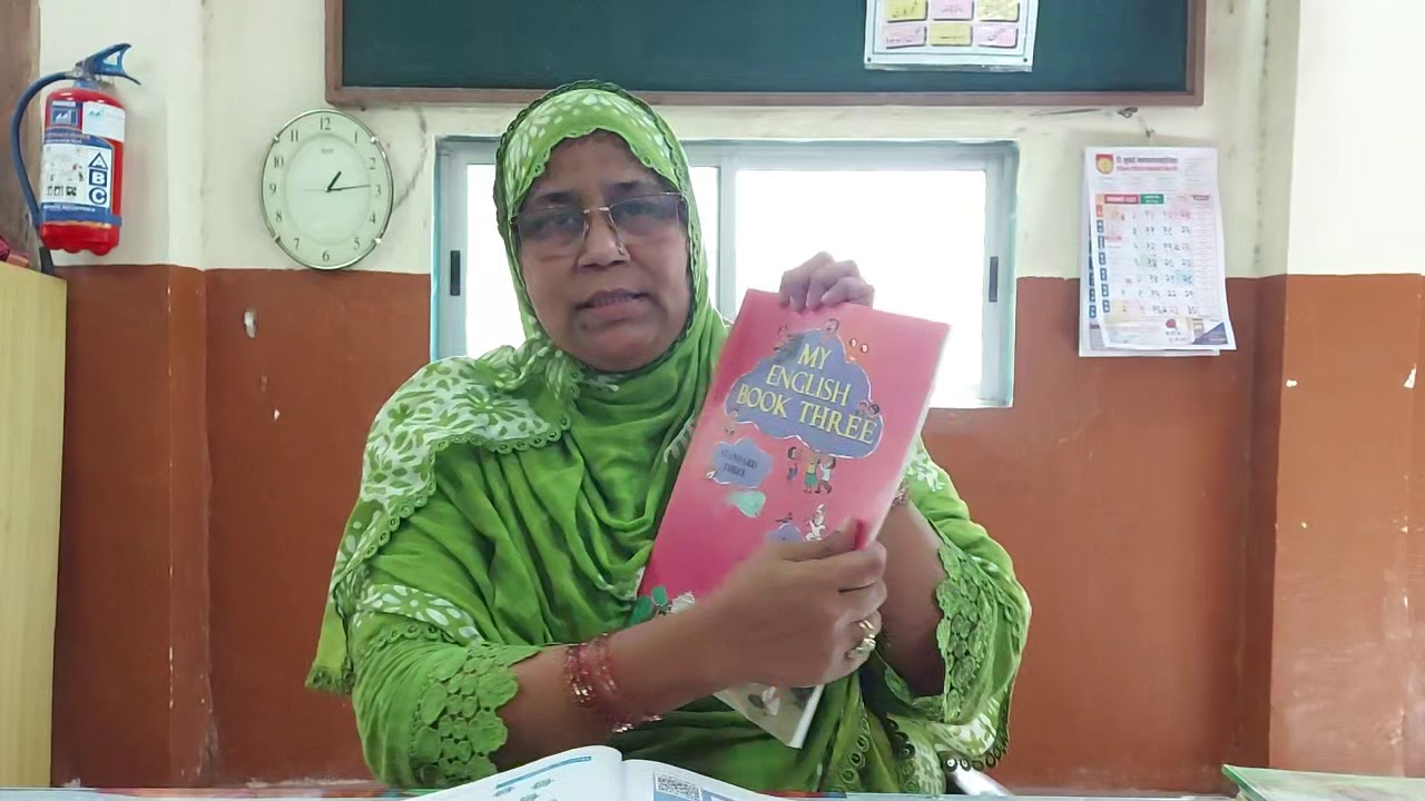Std 3rd / Urdu Medium / English / My English Book Three / Page No.72 / Let's Speak