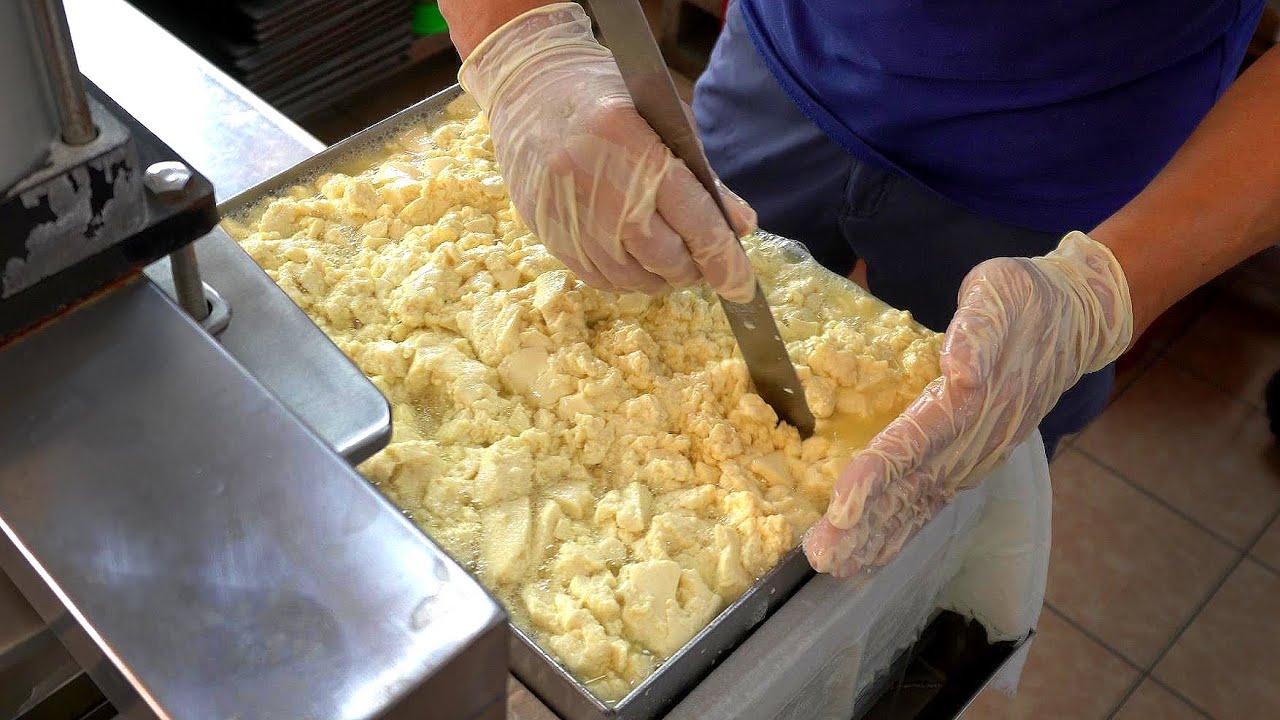 Производство тофу - Тайваньская кухня