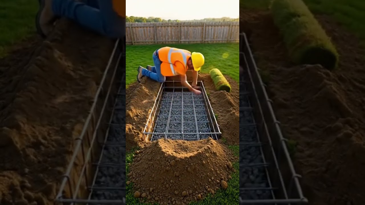 I Built a Hidden Luxury Bunker in My Backyard (Full Timelapse)#timelapsevideo TimelapseShorts