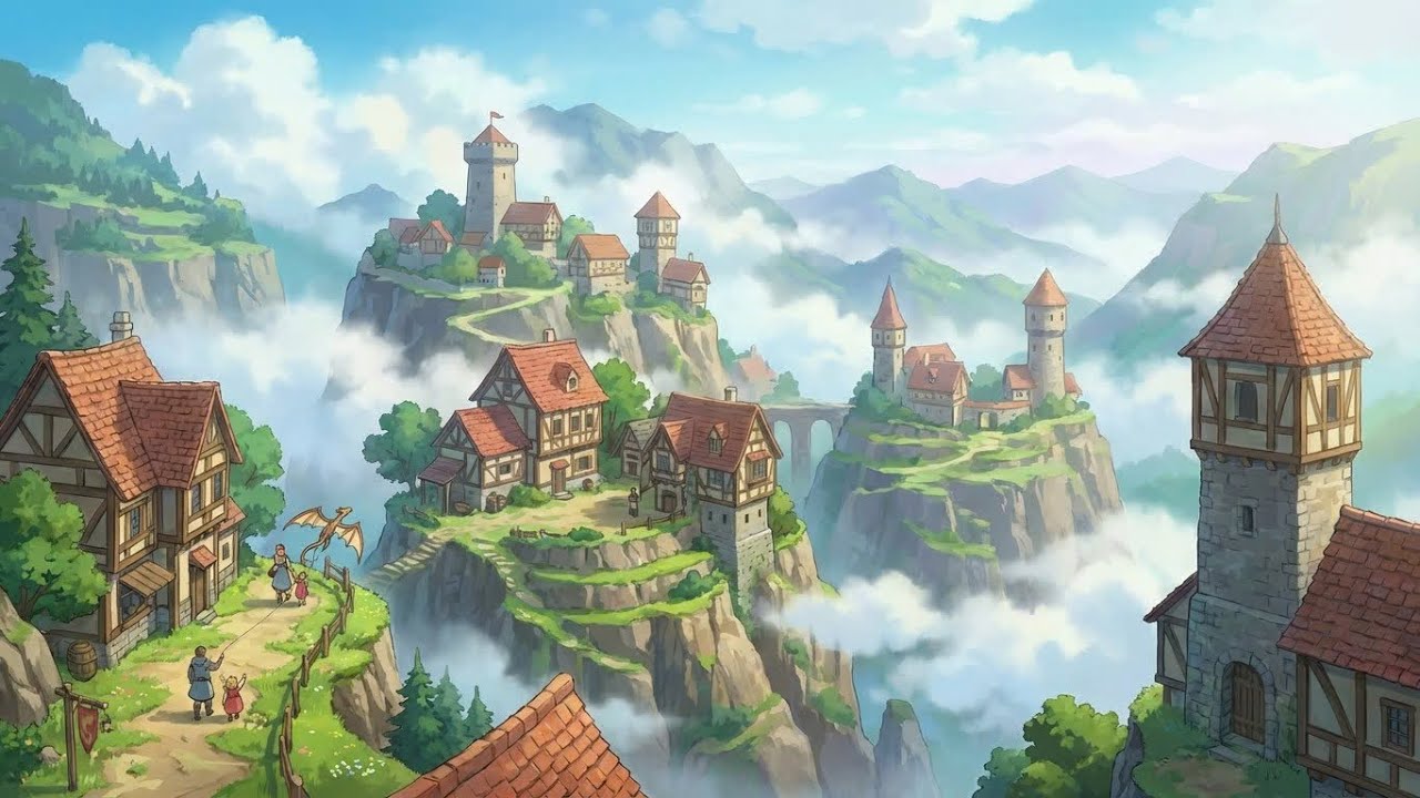 Fantasy Medieval Music for Focus & Calm  The Dwarf’s Long Mountain Journey