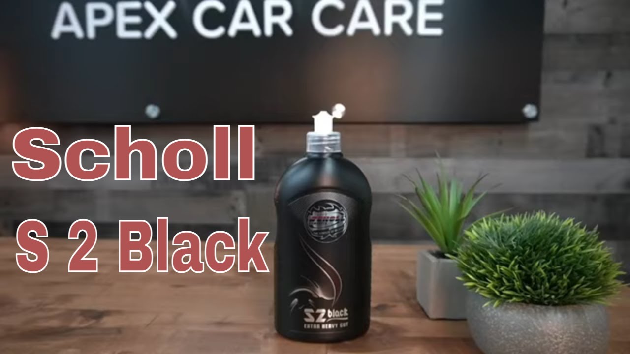 Scholl Concepts S 2 Black! Heavy Cut ONE STEP Compound!