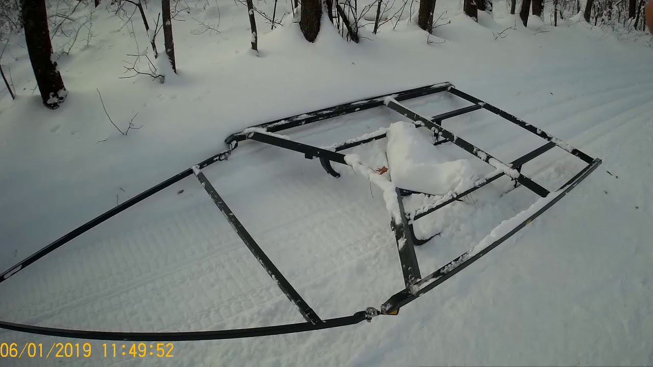 Борона для выравнивания лыжной трассы 