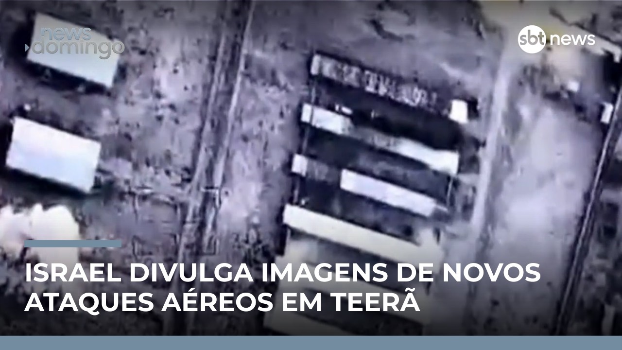 Israel divulga imagens de ataques a sistemas de defesa aérea em Teerã, no Irã | #NewsDomingo