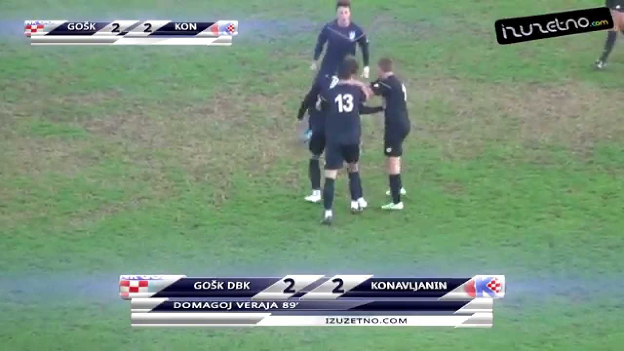 GOŠK Dubrovnik 1919. - Konavljanin 2:2 (9. kolo 1. ŽNL, 7.11.2015.)
