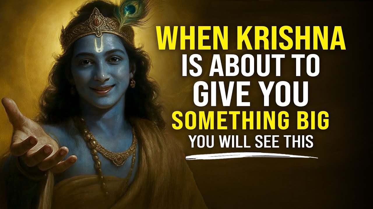 When Krishna Is About to Give You Something Big, You Will SEE These Signs | Krishna Message Now