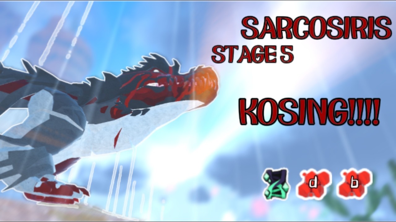 SARCOSIRIS MAX DAMAGE POTENTIAL! (Creatures Of Sonaria)