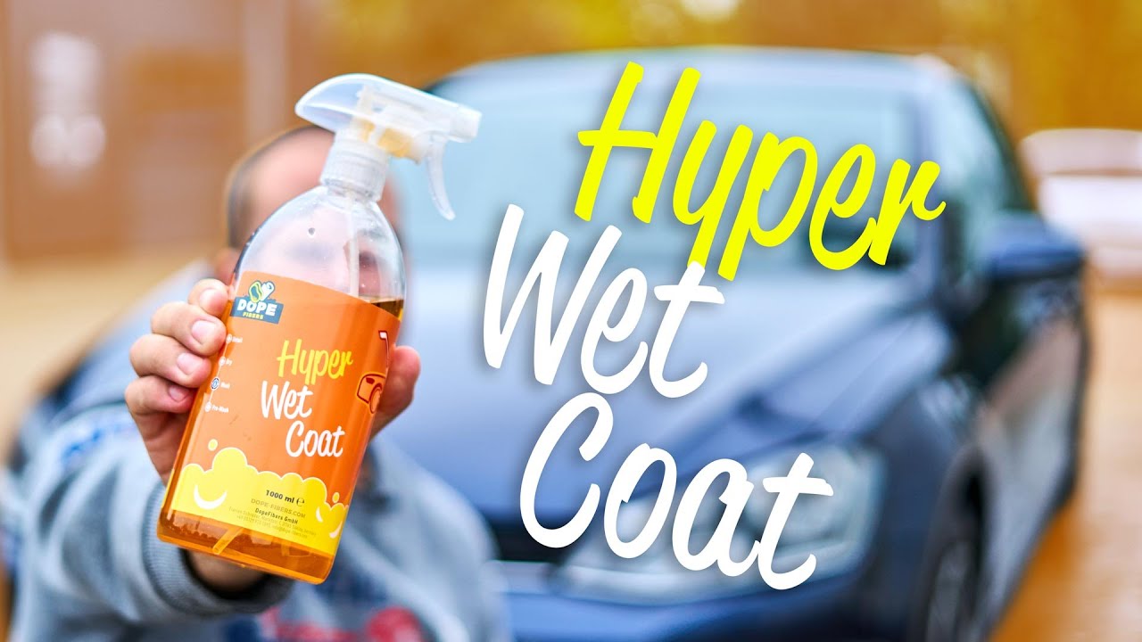 HQS Autopflege - DopeFibers HyperWetCoat "die schnelle Nassversiegelung" in der Anwendung