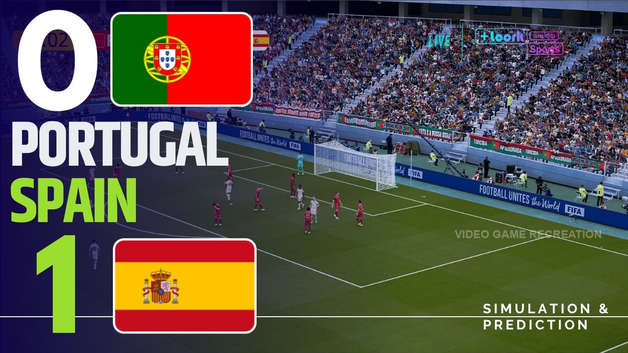 ⚽ Portugal 0-1 Spain  | Highlights | 2026FIFA  World Cup Video Game Simulation/Recreation
