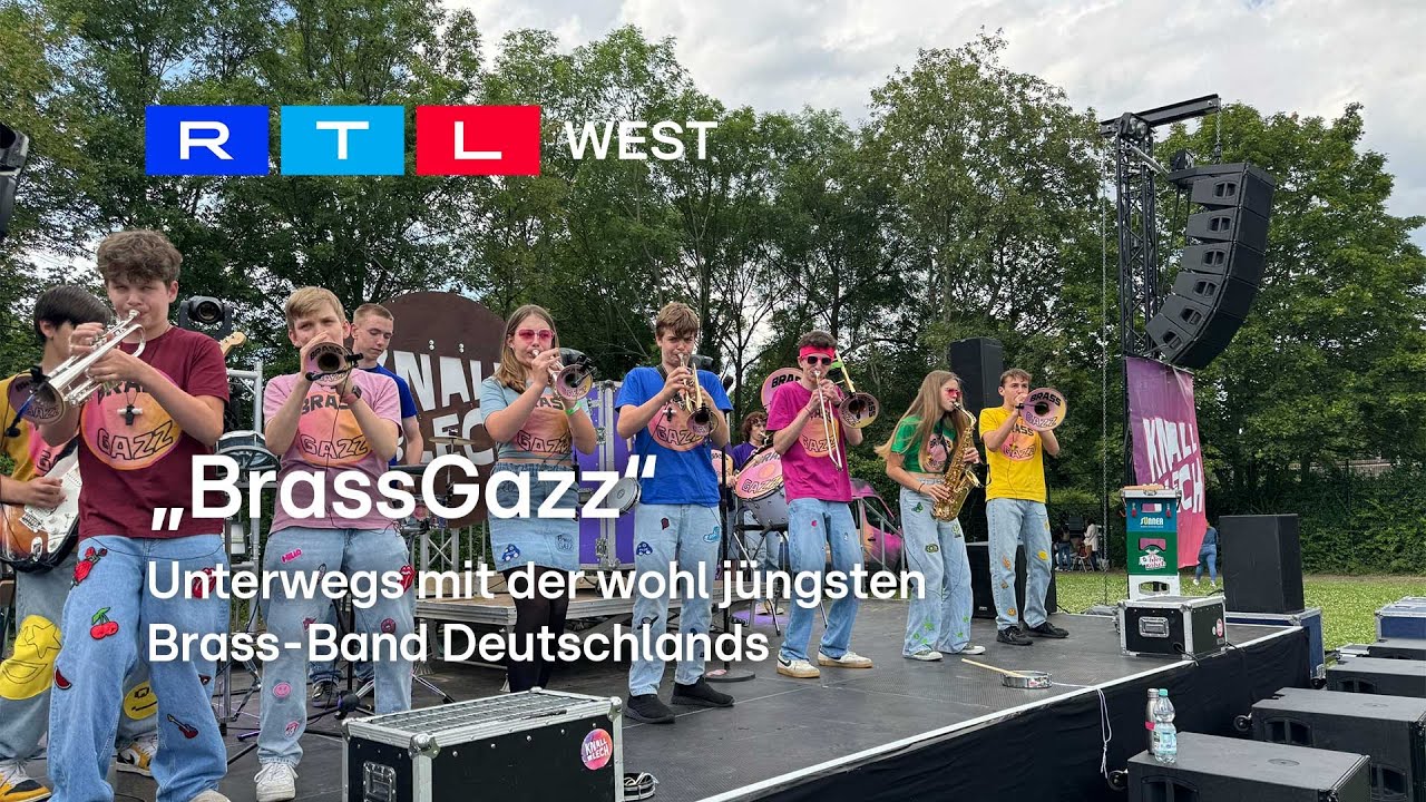 „BrassGazz“: Unterwegs mit der wohl jüngsten Brass-Band Deutschlands | RTL WEST, 25.07.2024
