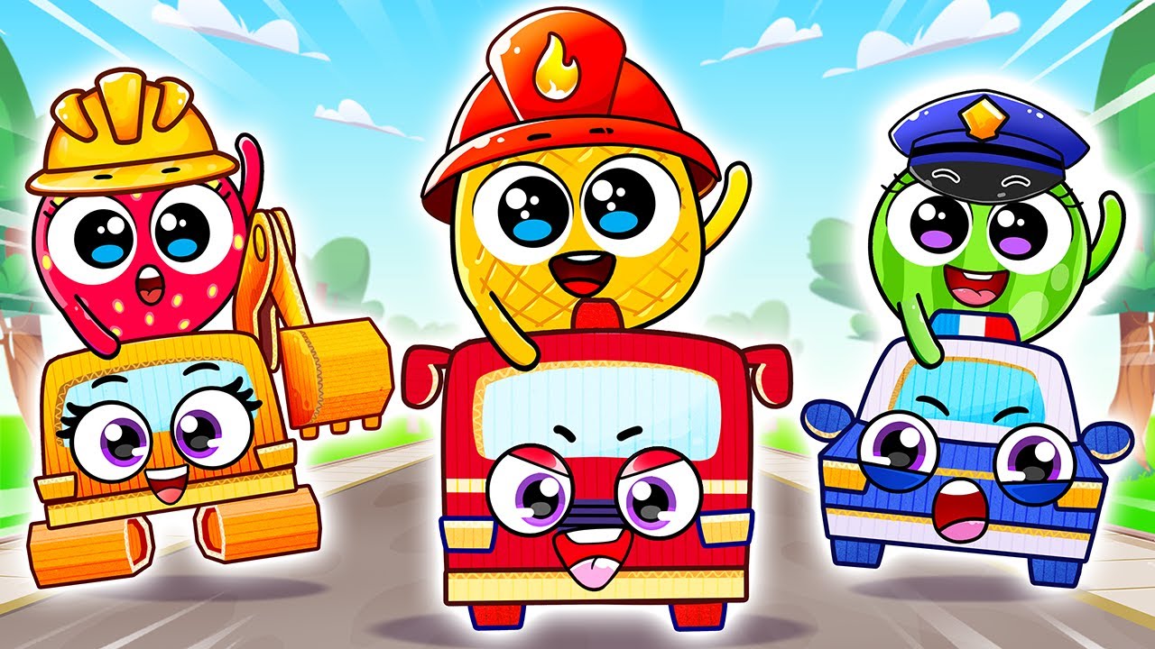 Super Rescue Team | Firegirl, Doctorgirl and Policegirl | YUM YUM - Funny Kids Songs