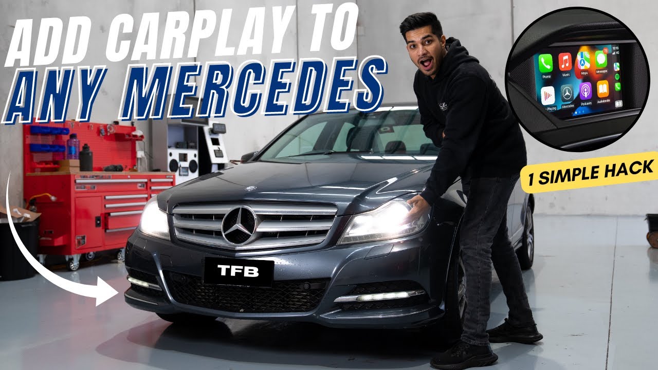 С помощью этого простого трюка вы можете легко добавить CarPlay к любому Mercedes.