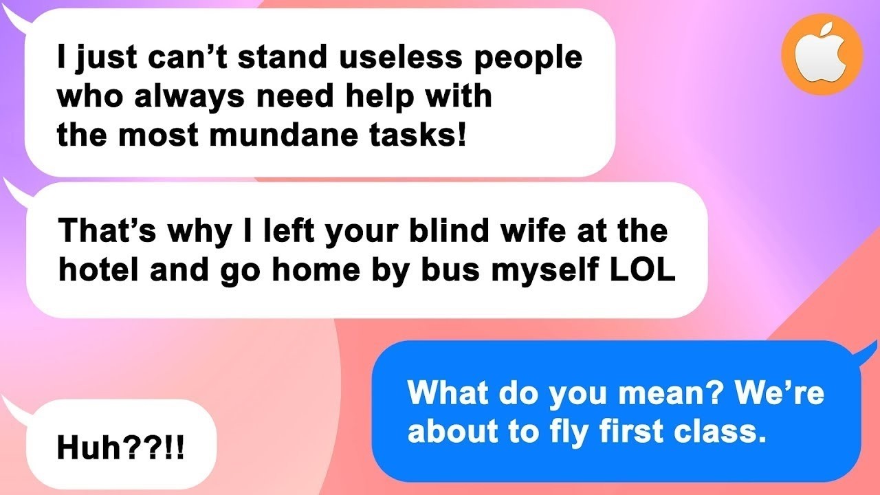 [Apple] MIL bullies a blind DIL and abandons her at the hotel  It’s just part of a bigger plan…