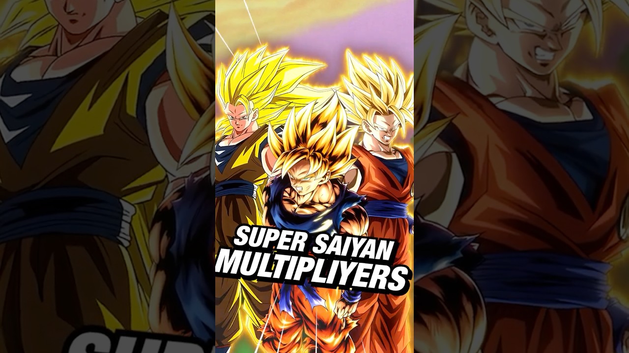 Every Super Saiyan Multiplier In Dragon Ball Z! #goku #dragonball #dbz