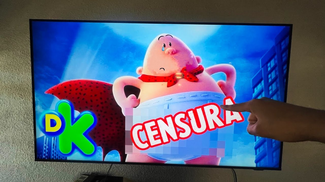 DISCOVERY KIDS CENSURA LA PELICULA DE CAPITAN CALZONCILLOS y pasa esto
