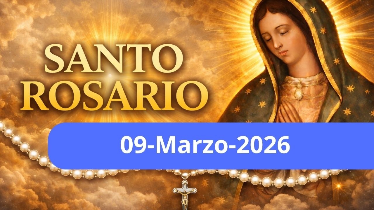 Santo Rosario de Hoy | Lunes 9 de Marzo | Misterios Gozosos| Reza el Santo Rosario