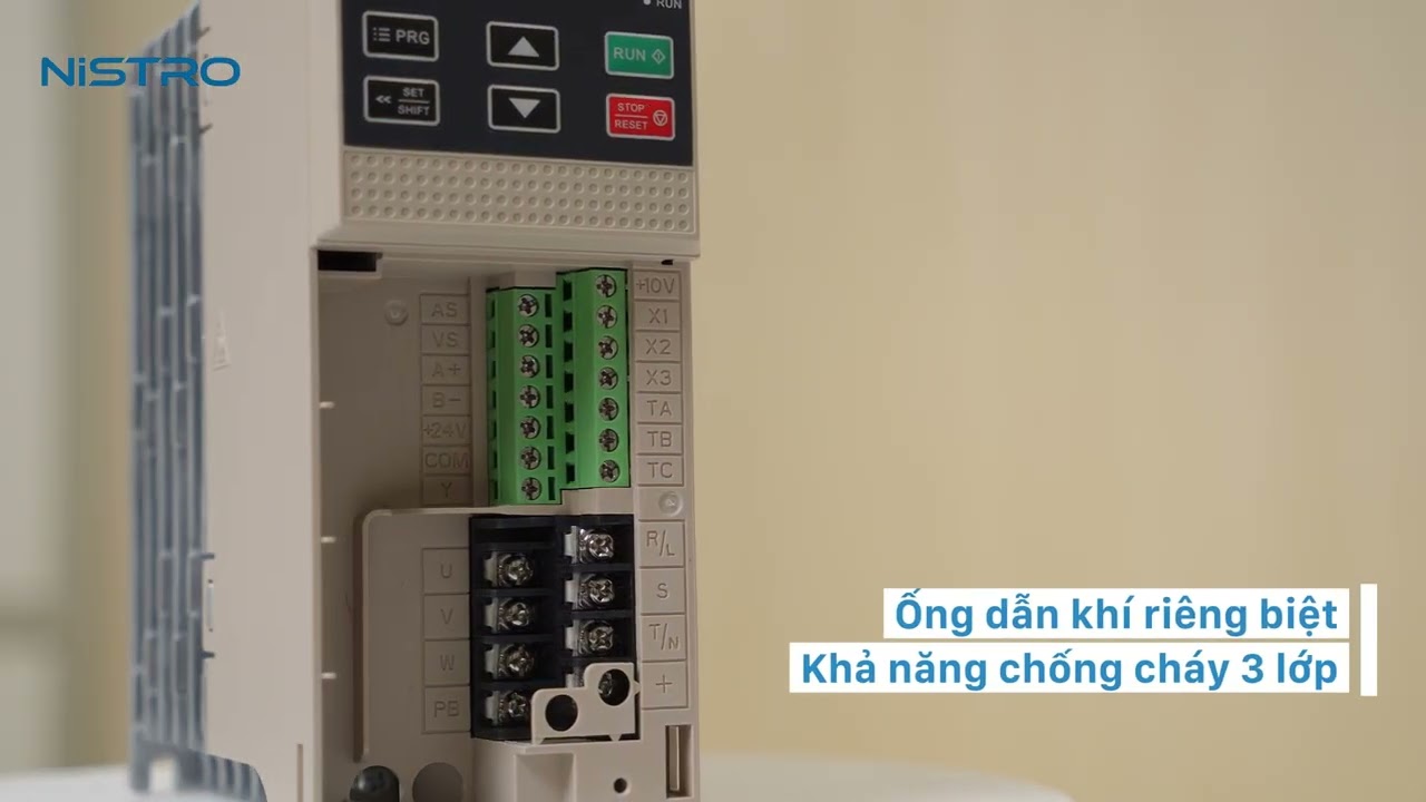 NiSTRO GA27 Series - Mẫu biến tần nhỏ gọn, hiệu suất cao, chi phí tối ưu | HopLongTechnology