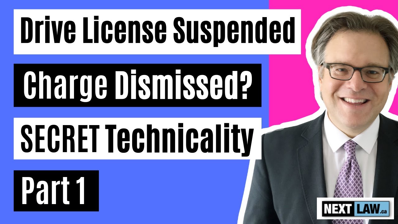 Drive Suspended License - Charge Dismissed Secret (2024) - Part 1 of 2