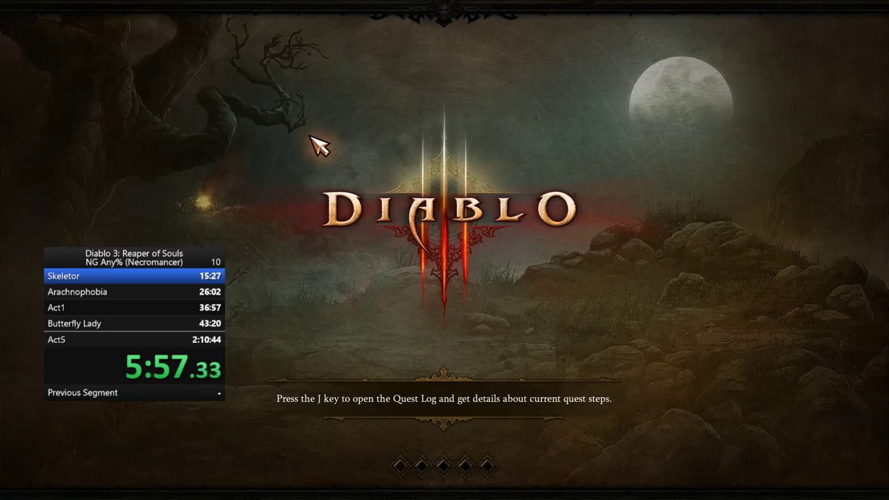 Diablo 3 Speedrun Any% NG Necromancer 2:07:34