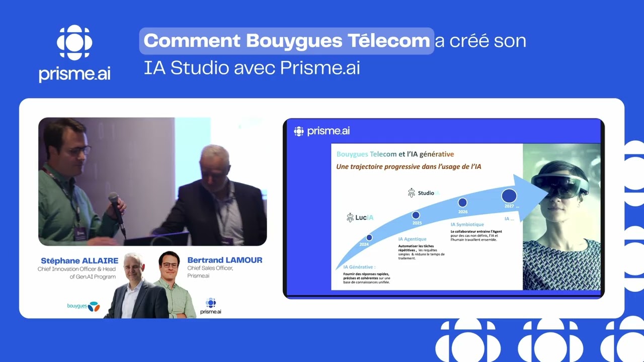 🎤 Conférence Big Data & IA Paris 2025 | Studio IA de Bouygues Télécom propulsé par Prisme.ai