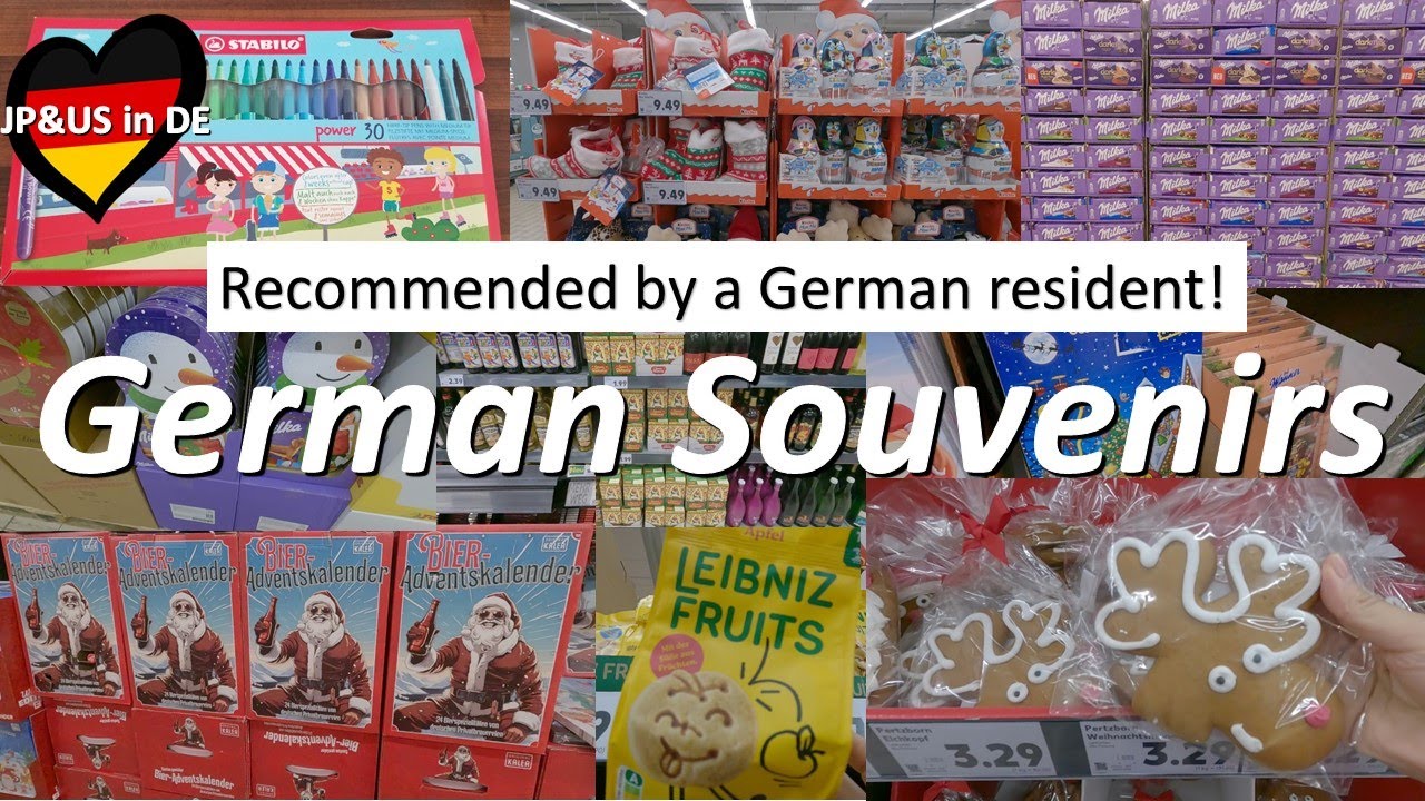 【🇩🇪Best German Souvenirs】Let's go shopping for German souvenirs!/What to buy from Stuttgart Germany?