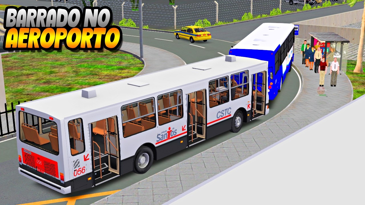 FUI BARRADO COM ONIBUS ANTIGO NO AEROPORTO! OMSI 2 - PXN V99
