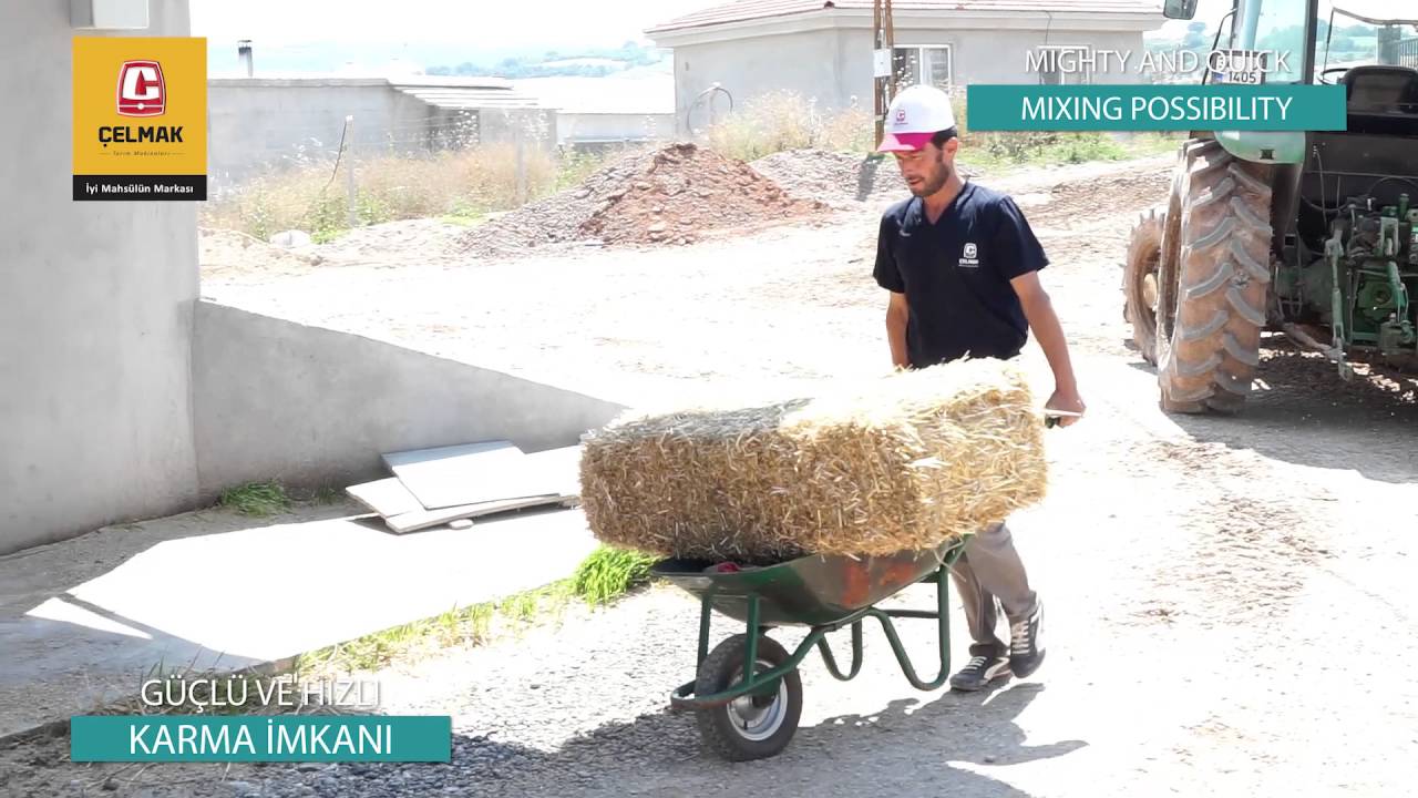 Çelmak 2 m³ Elektrikli Yem Karma Makinası
