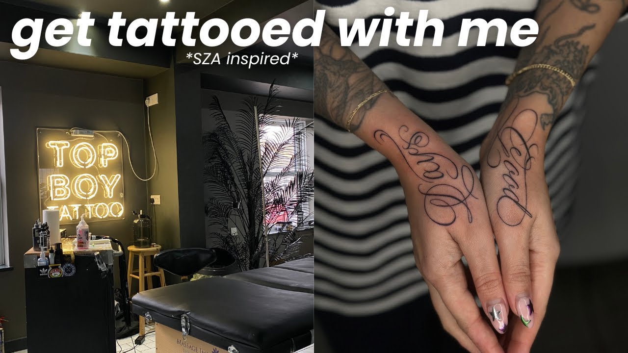 another tattoo vlog...getting my hands tattooed ✨
