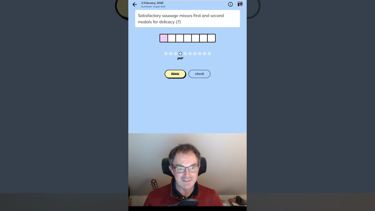 MinuteCryptic in a Minute - 2nd February 2026