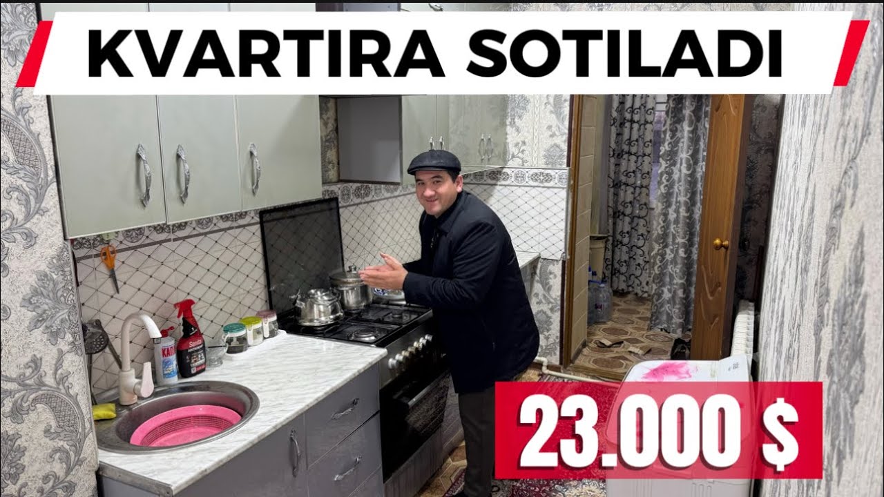 KVARTIRA SOTILADI 23.000 $ 