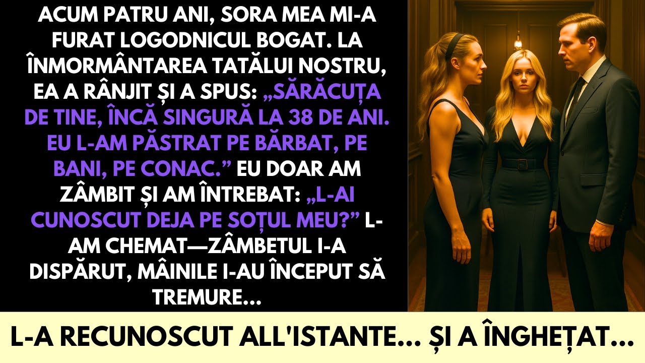 Sora Mea Mi-a Luat Logodnicul Și M-a Batjocorit La Adio Pentru Tata Apoi A Înghețat Văzând Soțul Meu