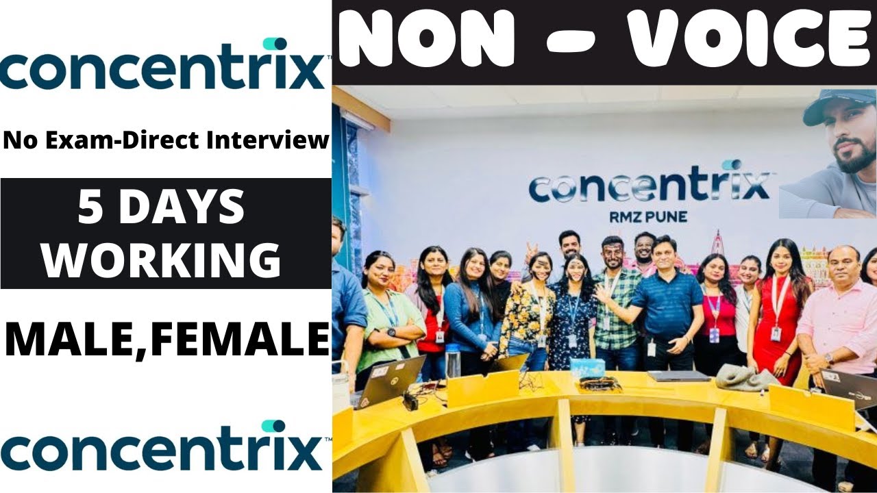 🚨Concentrix Non-Voice Work From Home Job💻 | Fresher | 12th🎓 | Work From Anywhere 🌍 | Easy Interview✅