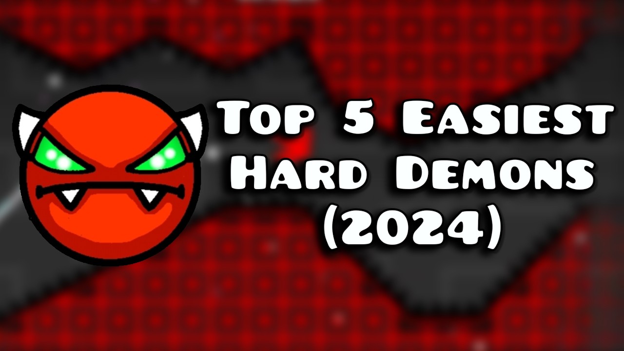 [2025] Top 5 Easiest Hard Demons in Geometry Dash