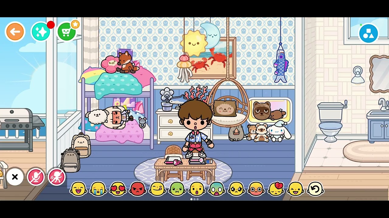 Toca boca bölüm 1.  Su defne tuvana 