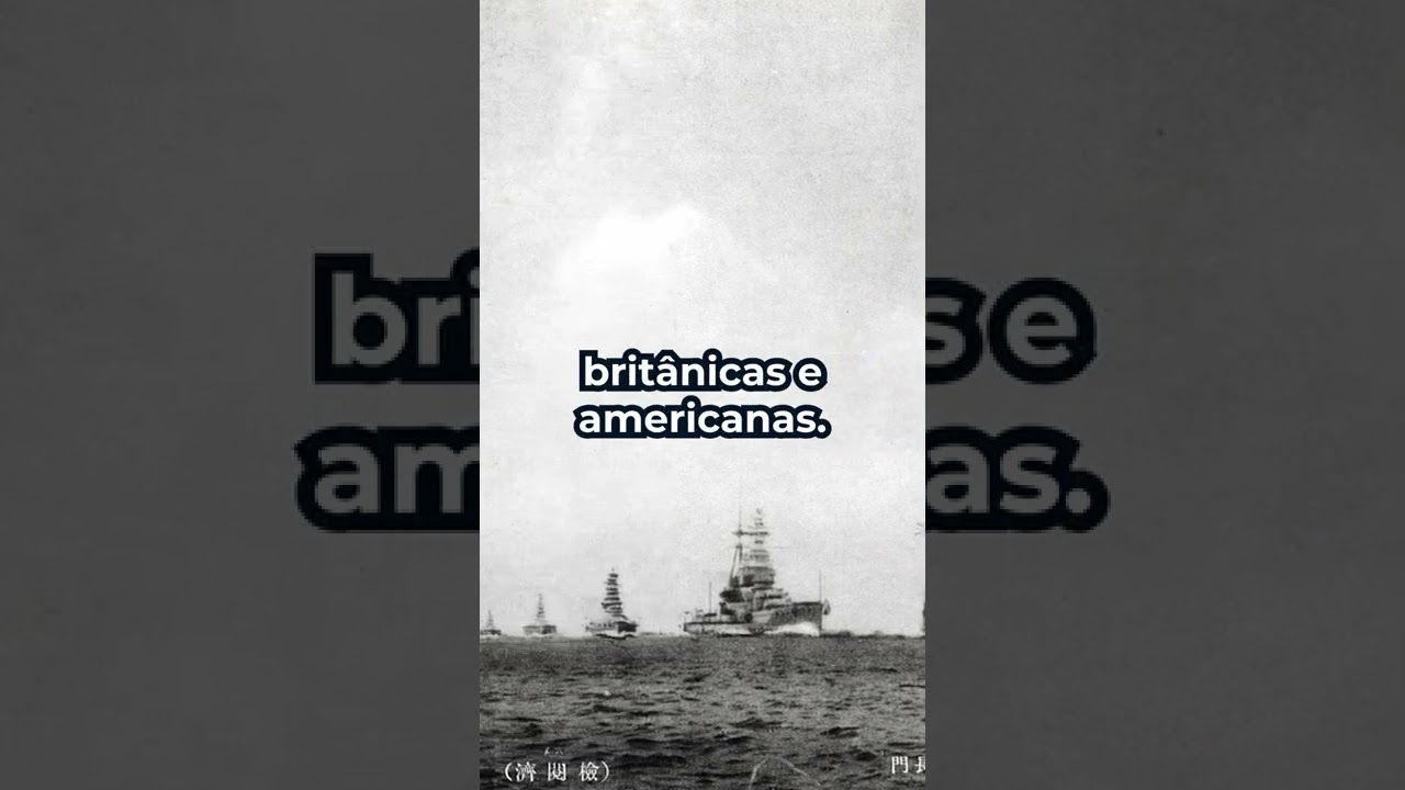 A hist&oacute;ria da Marinha Imperial Japonesa #shorts