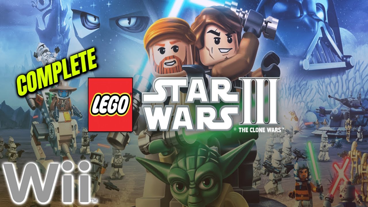 LEGO Star Wars III: The Clone Wars Wii Full Game Walkthrough (HD)