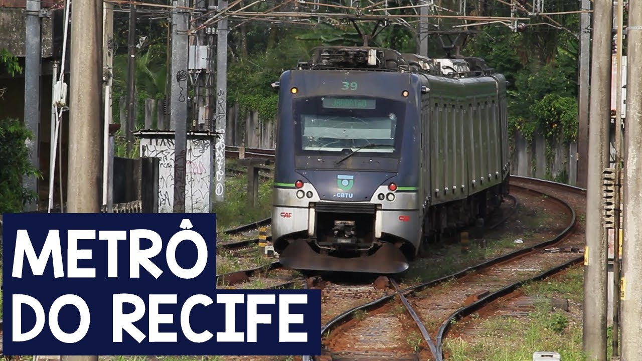 Metrô do Recife - Trens nas estações Jaboatão e Afogados