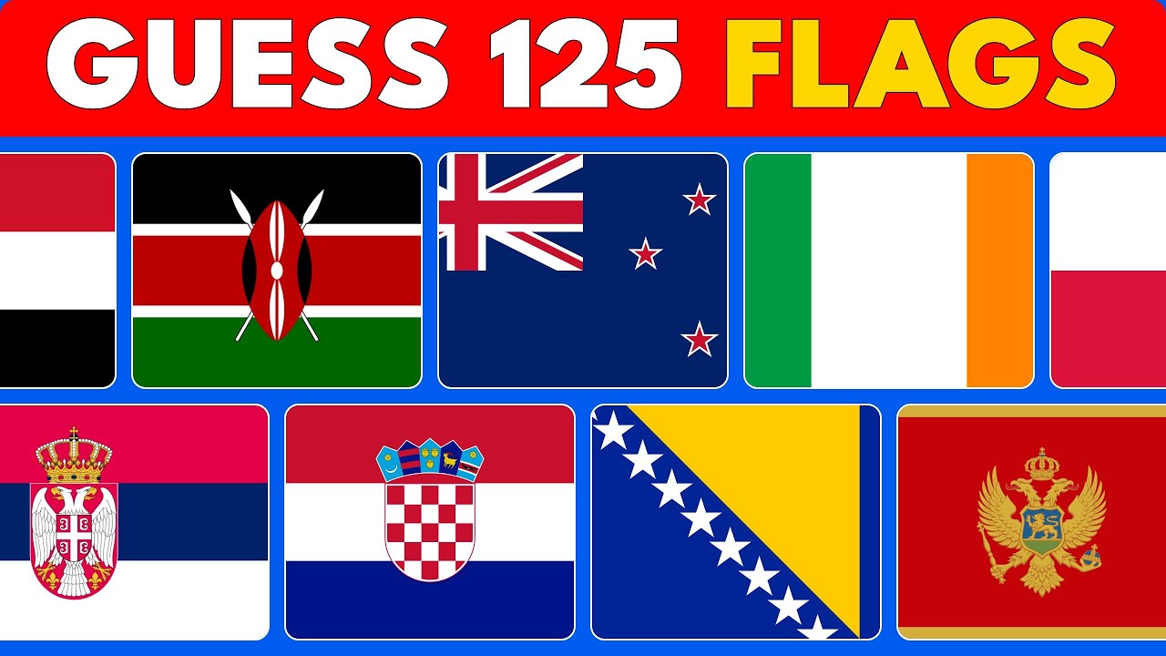 Only 2% Can Name All 125 Flags 🌍 Ultimate Geography Quiz