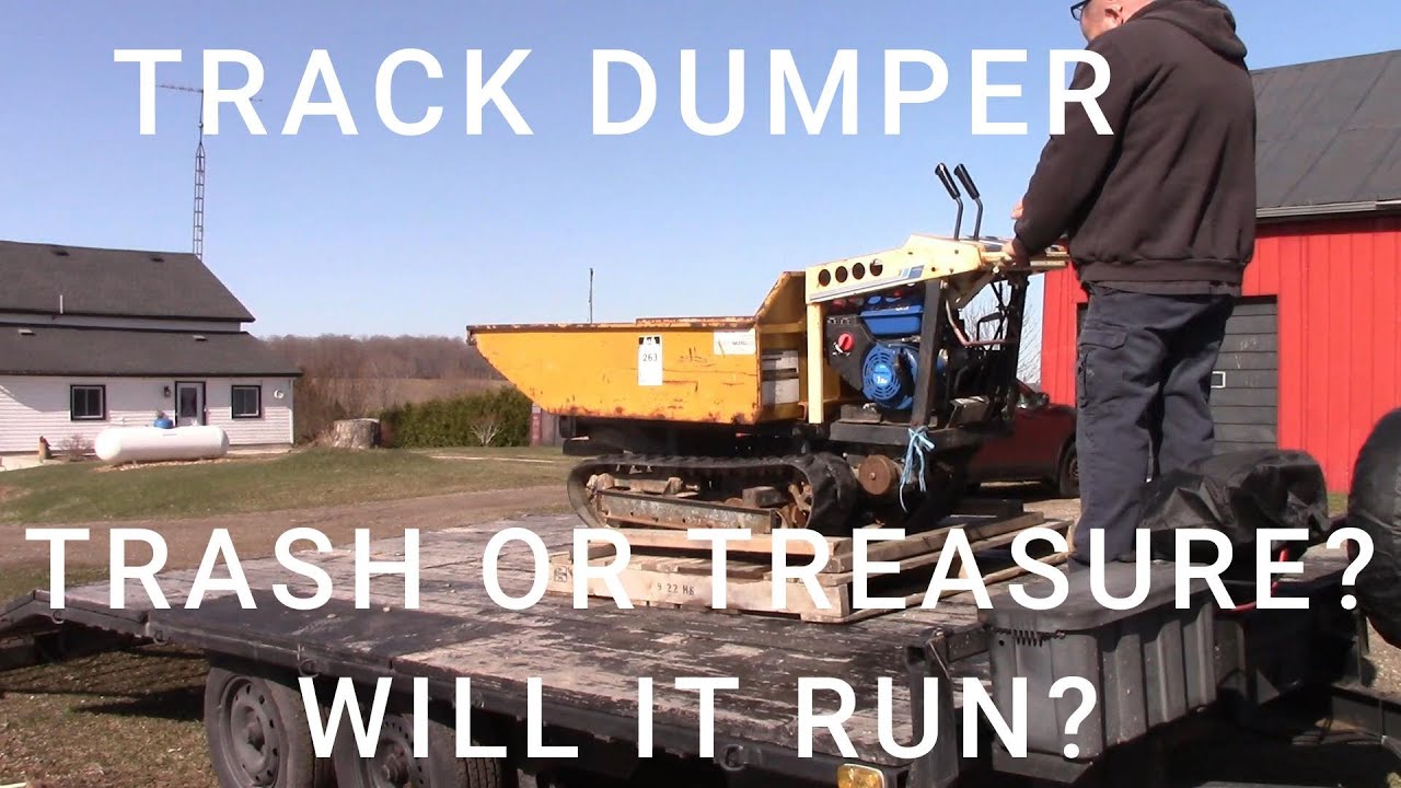 Track dumper trash ? or treasure? bought at auction broken, can we get it to work again?