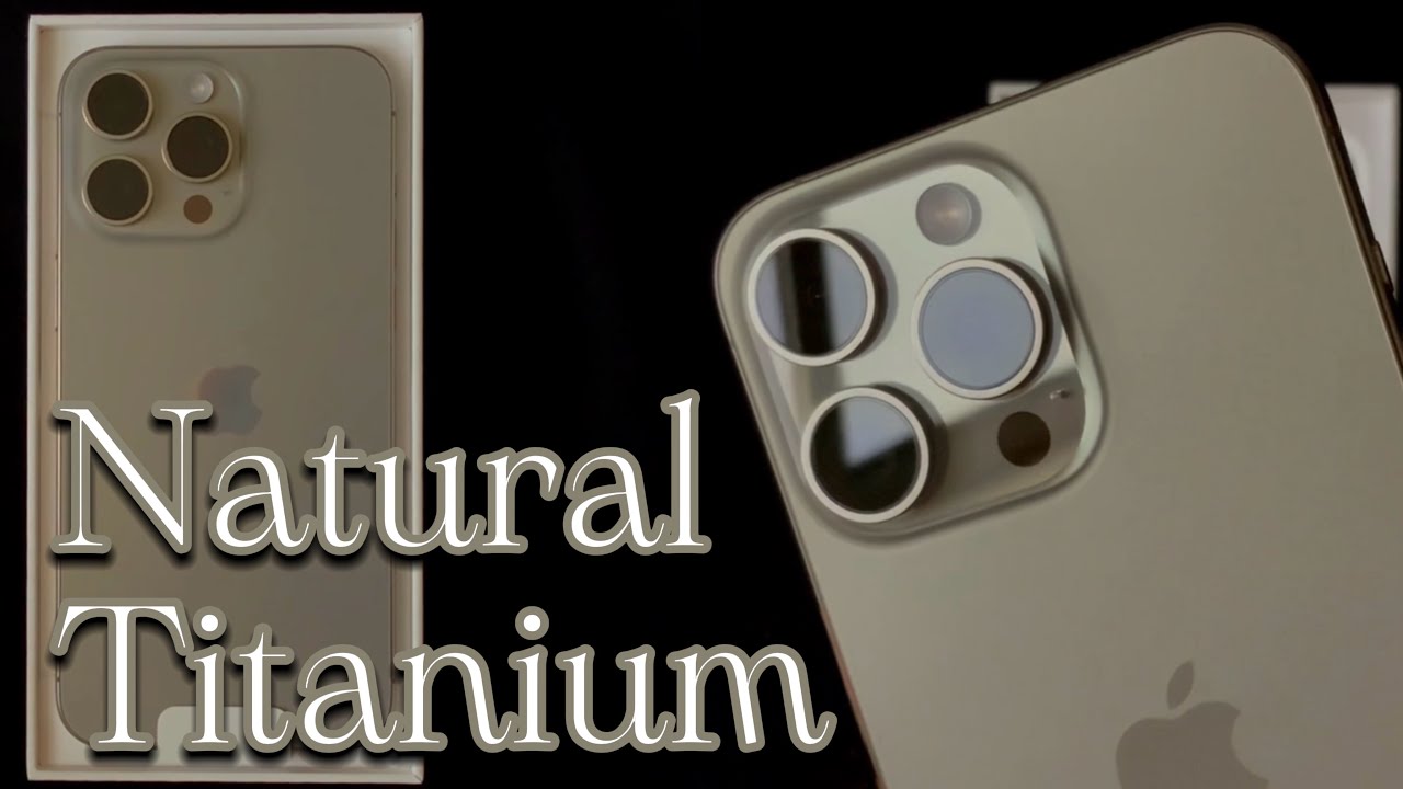 ASMR | Unboxing the IPhone 15 Pro Max in Natural Titanium 🩶🩶