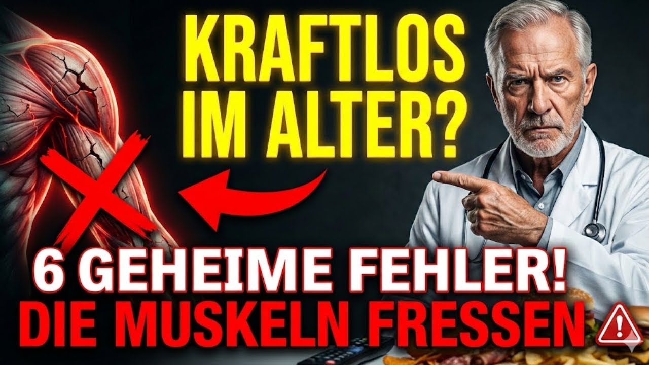 Kraftlos im Alter? 6 Fehler, die Ihre Muskeln heimlich fressen