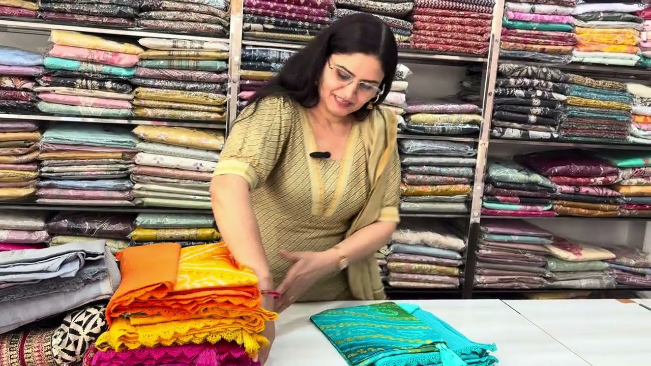 Colourful bandhani suit in pure mul cotton!! Festive special (9896153056)(22/8/25)new collection 💥🌺