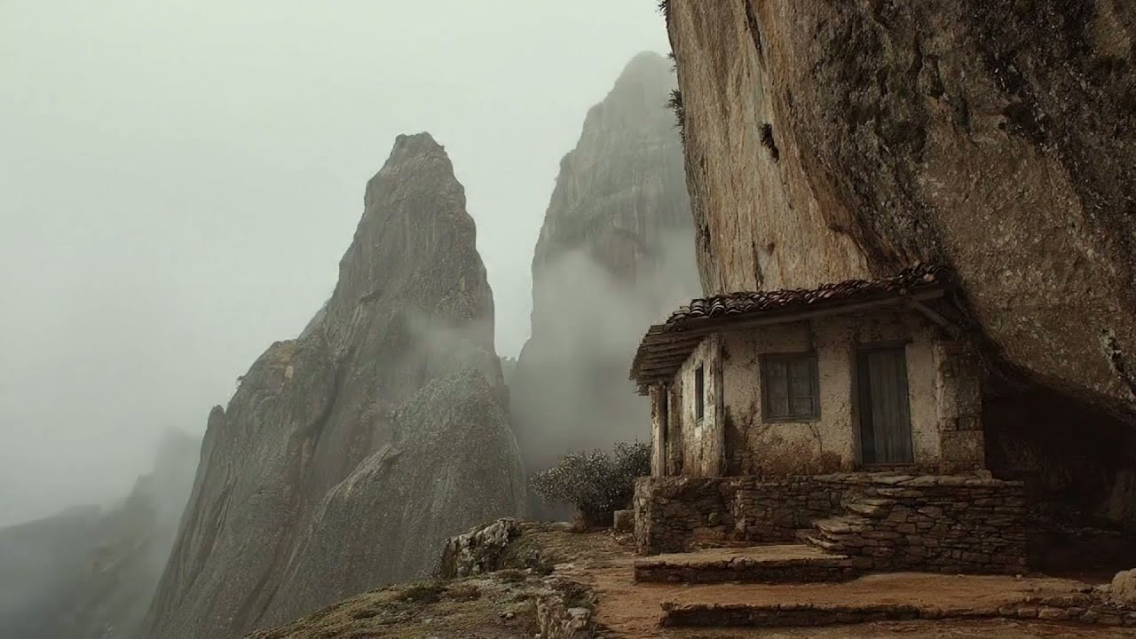 Ancient Misty Retreat ⛰️ Relaxing Medieval Fantasy Music (1 Hour)