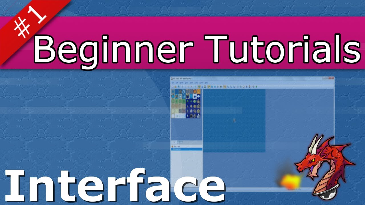 RPG Maker VX Ace Tutorials - Complete Beginner's Guide #1 - Knowing the interface