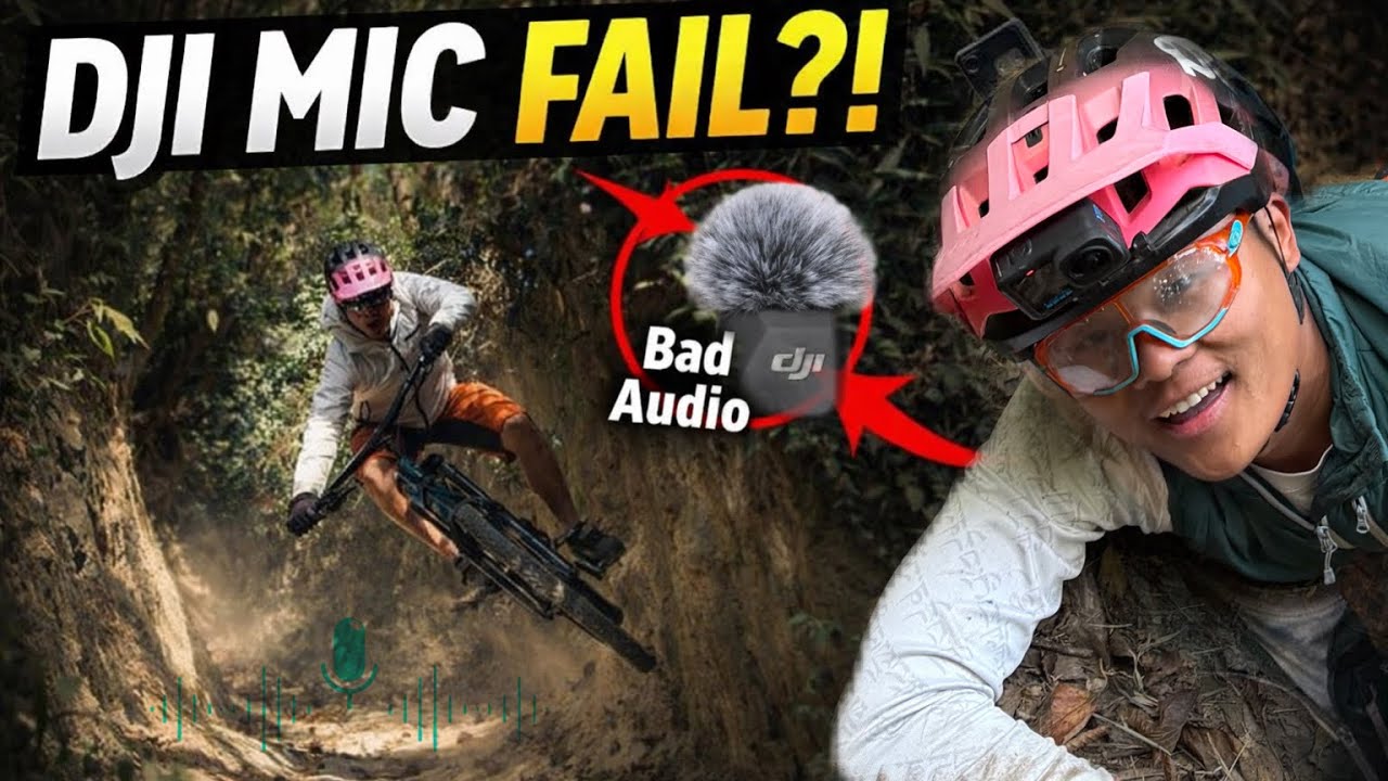 DJI  Wireless Mic real sound test for MTB 