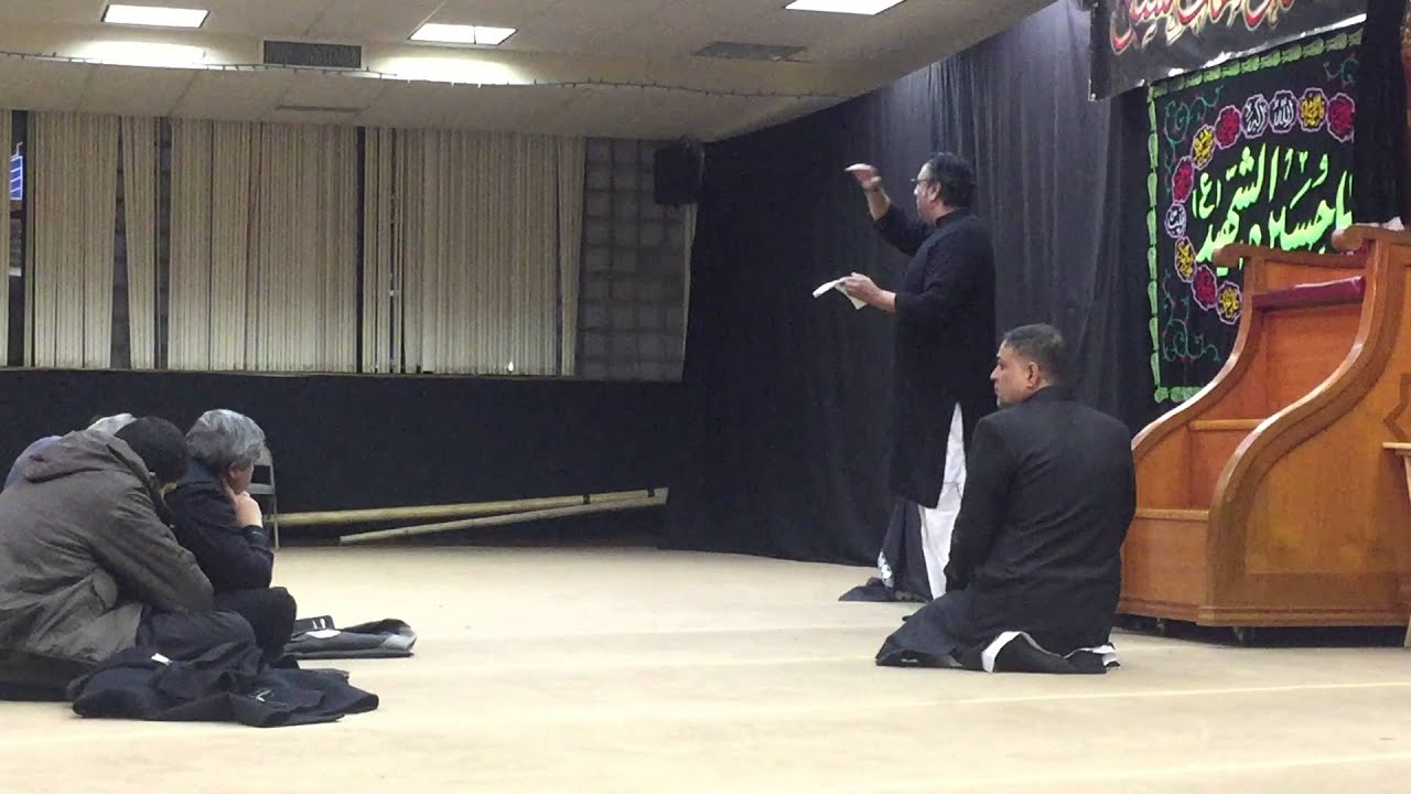 Musheer Kazmi kalam recited by his son Saqlain Kazmi at Al-Khoie NY