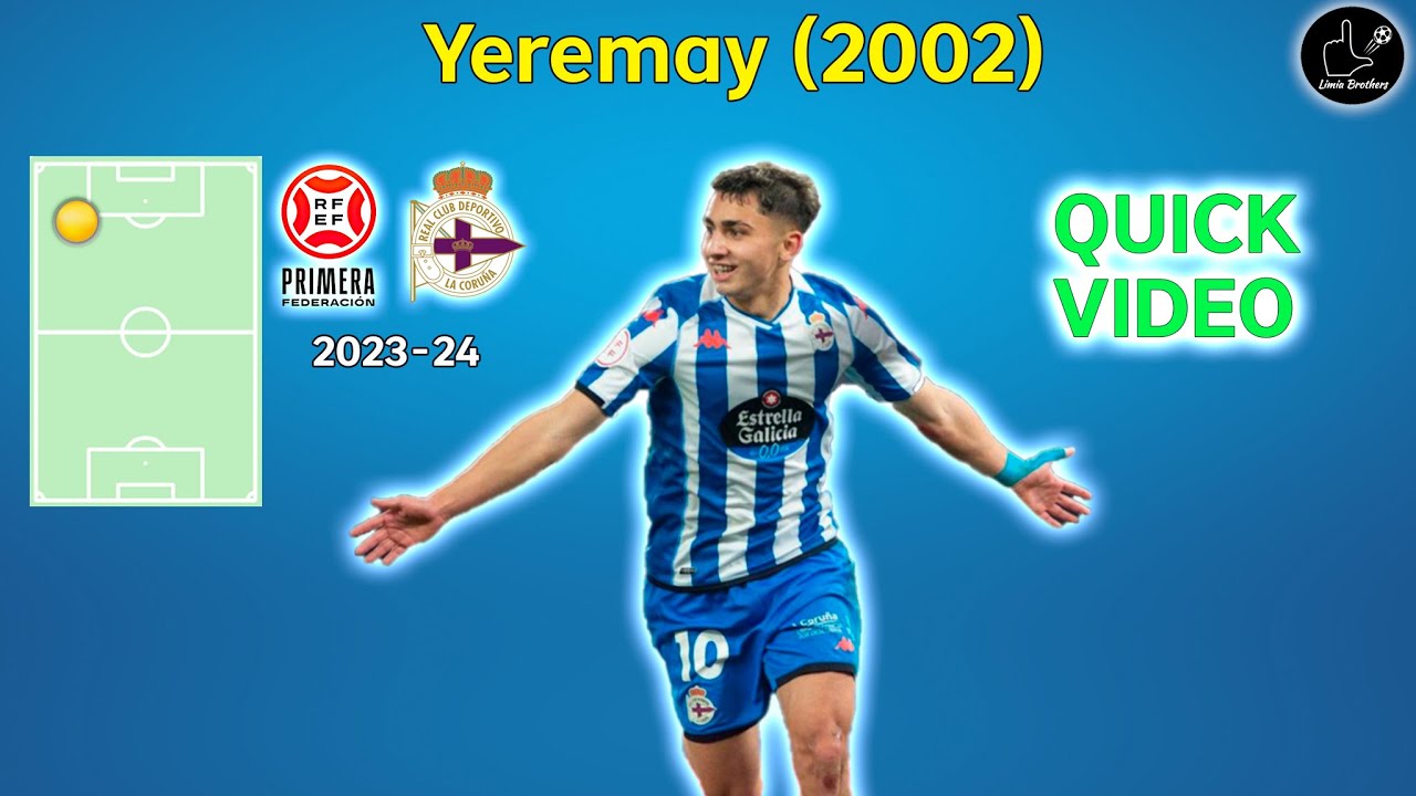 Yeremay Hernandez - Deportivo La Coruña 2023-24 - Quick video (1 RFEF - Spain 3rd division)