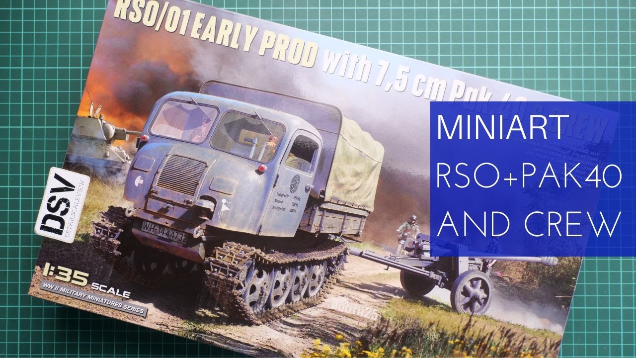 Miniart 1/35 RSO Early with PAK 40 and Crew (35485) Review