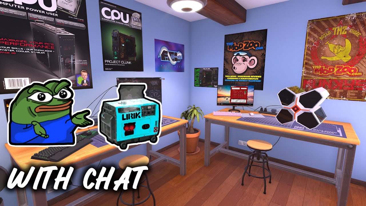 Lirik plays PC Building Simulator 2