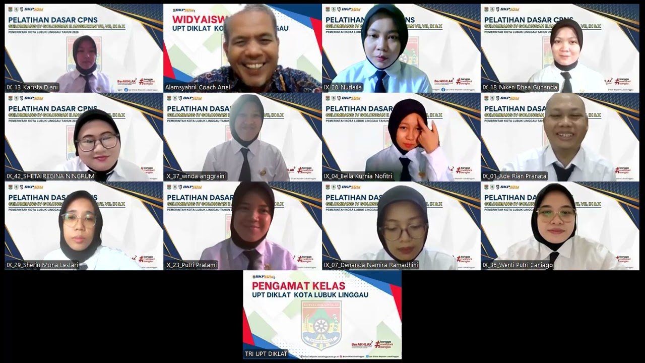 SYNCHRONOUS 1 AGENDA II LATSAR CPNS GOL II ANGK IX 2026