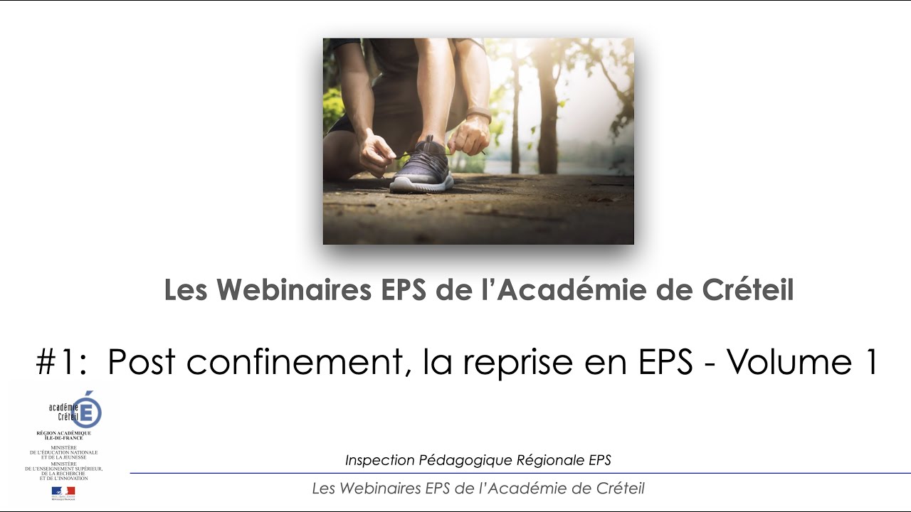 Webinaire N°1 - Reprise en EPS - Post confinement